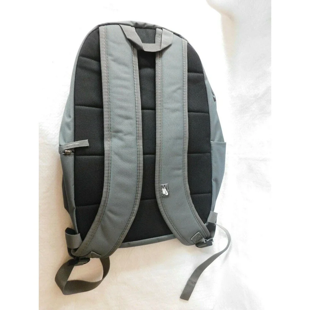 Nike School Gym Beach Backpack Gray and White ~NEW~